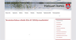 Desktop Screenshot of halsua.fi
