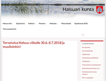 Tablet Screenshot of halsua.fi